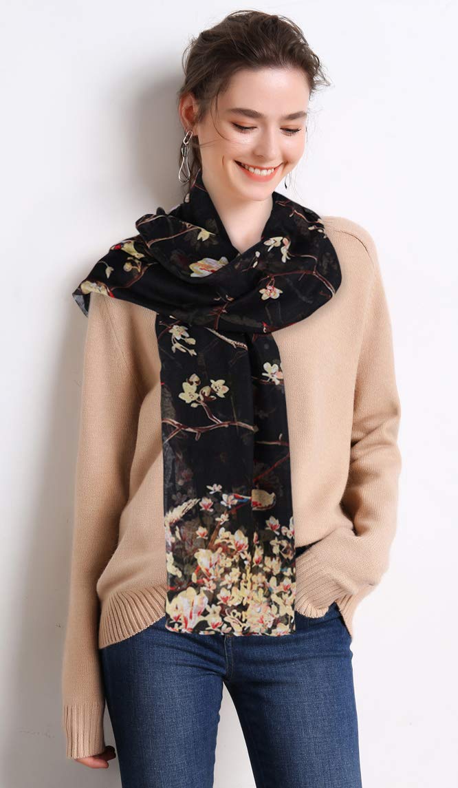 GERINLY Fashion Scarfs for Women Fall Lightweight Large Cotton Scarves for Headwraps Rectangle Bufandas de Mujer Elegantes - Image 3